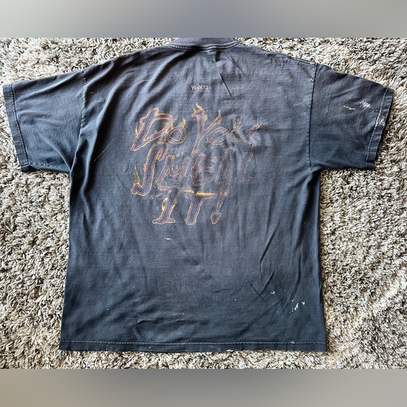 Vintage Thrashed WWF The Rock Do You Smell It t-shirt - Picture 6 of 7